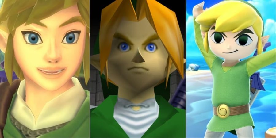 Every Iteration Of Link In The Legend Of Zelda
