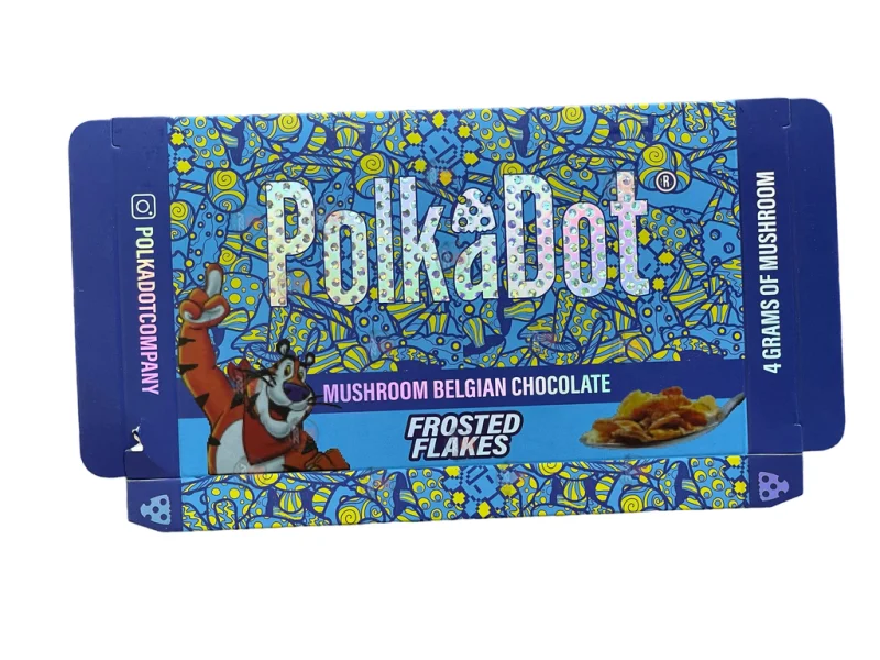 Unlock the Mystical Powers of Psilocybin with Polkadot Mushroom Chocolate Bars