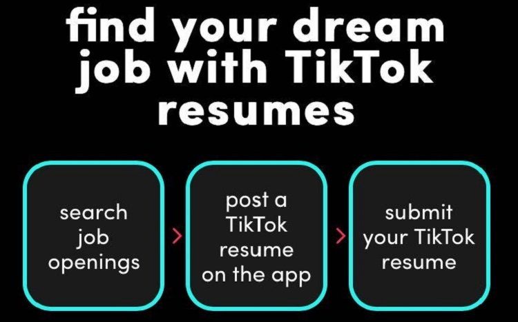 Find a Job with TikTok Resumes